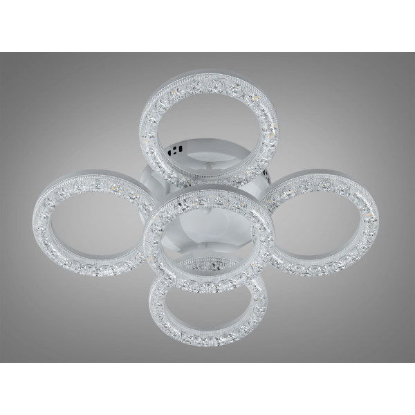 Стельова люстра кільця Diasha біла 73 Вт Diasha MX4770/4+1SWH