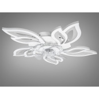 Люстра вентилятор Diasha 8165 білий LED 95W з пультом Diasha 8165/5WHFS