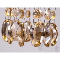 Светильник с подвесками цвета "шампань" Diasha 6042E GD-SP