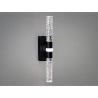 Дизайнерське чорне світлодіодне бра в вітальню, 6 Вт Diasha F3872BK