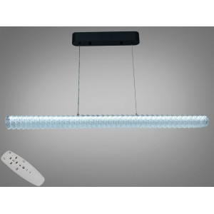Підвісна люстра LED з пультом шампань 55Вт 10м² Diasha MD25095/1000CG