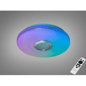 Стельова люстра біла 45 Вт з Bluetooth колонкою та підключенням до розумного будинку Diasha DB-8310/300RGB+MP3+TUYA