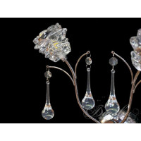 Шикарне світлодіодне бра "Квіткові мотиви", 2 Вт, хром Diasha 88126/2HR