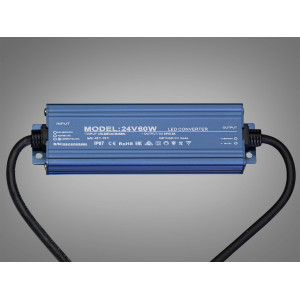 Блок живлення 24 В, для підключення LED стрічки, 60Вт, 2.5А Diasha PPF-PW-IP68-24v-60w