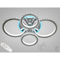 Хрустальная потолочная светодиодная LED люстра с подсветкой Diasha 8306/4NEW HR LED RGB dimmer Хрустальная потолочная светодиодная LED люстра с подсветкой Diasha 8306/4NEW HR LED RGB dimmer