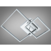 Стельова світлодіодна люстра з пультом, диммером, 145W, матовий хром Diasha 2549NEWHRLED3colordimmer