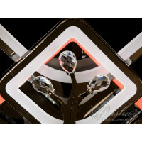 Люстры потолочные светодиодные с пультом управления Diasha 8157/4+4BHR LED 3color dimmer