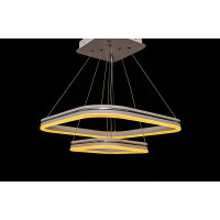 Светодиодная led люстра квадраты Linisoln 55067-2/450+250 WH Светодиодная led люстра квадраты Linisoln 55067-2/450+250 WH