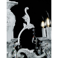 Люстра свеча на 6 ламп Splendid-Ray 254302 (WT+SL)