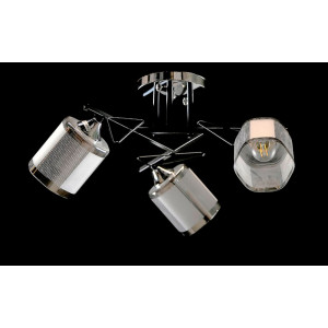 Люстра с плафонами  L91038/3 (BLK+CR) Splendid-Ray
260830