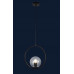 Люстра светильник со стеклянным плафоном Levistella 9163615-1 BK+CL