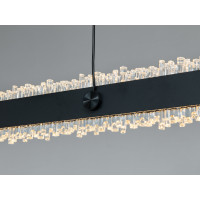 Підвісна LED люстра чорна 62W 3410 lm три режими Diasha XH1002/1200BK