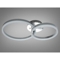 Люстра Diasha кільця матовий хром 50W пульт Diasha 2539NEWHRdimmer