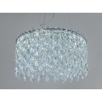 Підвісна люстра LED хром 52Вт 3200–6500К 2860 лм Diasha 582/400CH