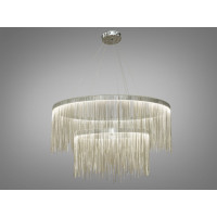 Современная светодиодная люстра декоративная 55W Diasha LSD-800+500Y-HR