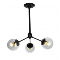 Люстра молекула Levistella 756PL385-3 BK+CL