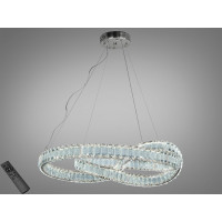 Люстра підвісна Diasha хром LED 92 Вт пульт 16 м² Diasha D8880/600CH