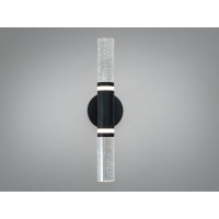 Настінне бра LED 6 Вт чорне скляний циліндр Diasha B1788BK