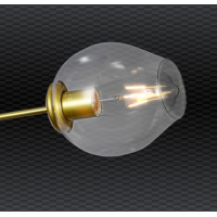 Люстра молекула Levistella 7526039-3 GD+CL