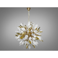 Люстра в зал 18 ламп, золото Diasha 7208-32+8PGD