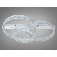 Стельова LED люстра кільця біла 103W Diasha MX78203/500+400+300WH