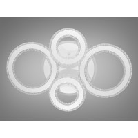 Люстра в спальню с пультом управления Diasha MX2745/2+2WHLED3colordimmer