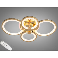 Cветодиодная люстра Diasha 8022/4G LED 3color dimmer