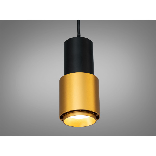 Підвісний світильник чорний GU10 одинарний Diasha QY-H1129B+G-M