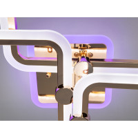 Стельовий світильник Diasha 8060 золото з трьома LED елементами та пультом Diasha A8208/3GLED3colordimmer