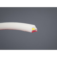 LED стрічка 220в, 288 шт/м, герметична, 10мм, теплий Diasha P220M-COB-320-WW-65-10