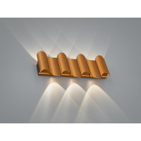 Фасадний LED світильник Diasha бронза 5 W up down Diasha 0224/7-GD