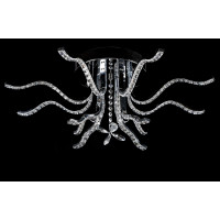 Люстра в зал или спальню светодиодная современная Splendid-Ray 253840 LED (CR) Люстра в зал или спальню светодиодная современная Splendid-Ray 253840 LED (CR)