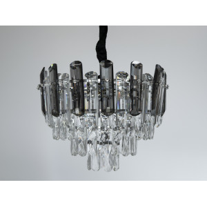 Елегантна підвісна кришталева люстра на 5 ламп, хром Diasha 2022/400CH