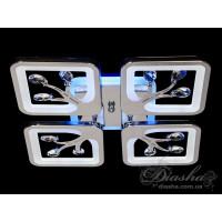 Cветодиодная люстра потолочная с пультом Diasha S8157/4HR LED 3color dimmer