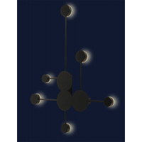 Бра светодиодное декоративное белое Levistella 761L179 WH LED 7W 435x310x60мм 