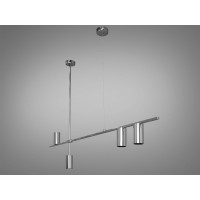 Перлина колекції, модна люстра підвіс в стилі Loft, 4 лампи, хром Diasha SY1113-4CH