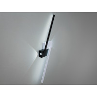 Лаконічне світлодіодне бра на стіну, 25W, чорний+білий Diasha Q3/800BK+WH