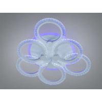 Люстра LED до 13 метров пульт цвет белый Diasha A8180/3+3WHLED3colordimmer