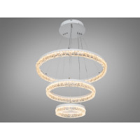 LED люстра Diasha  біла 105Вт 3 кільця Diasha MD78200/600+400+200WH