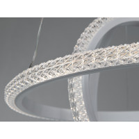 Люстра підвісна Diasha біла 3 кільця 46 Вт Diasha D8702/400-3WH