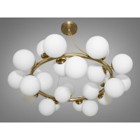 Люстра в зал Loft на 25 ламп Diasha HXD8073/25BR