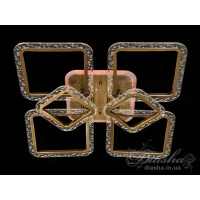Люстра потолочная светодиодная LED с пультом Diasha QX2519/4+2BR LED 3color dimmer