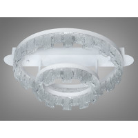 Світлодіодна стельова люстра кільця біла 55 Вт Diasha MX78205/400+200WH