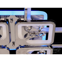 Люстры потолочные светодиодные с пультом управления Diasha 8157/4+4HR LED 3color dimmer 