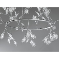 Подвесная декоративная люстра светлячек 54 лампочкии Diasha Y889-54CSL