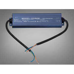 Герметичний блок живлення 12В, для LED стрічки, 80Вт, 6,66А Diasha PPF-PW-IP68-12v-80w
