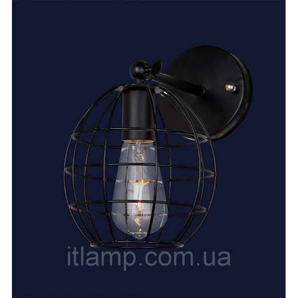 Бранастенные светильники в стиле лофт Levistella 707W107-1 BK