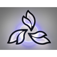 Стельова світлодіодна люстра з пультом, диммером, підсвічуванням, 55W Diasha 2455/3BKLED3colordimmer