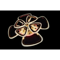 Потолочная LED люстра светильник с пультом Linisoln 6521/4+4 Gold
