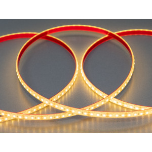 LED стрічка 12В, 120 шт/м, герметична, 8мм, теплий Diasha P12-2835-120-WW-68-8/10